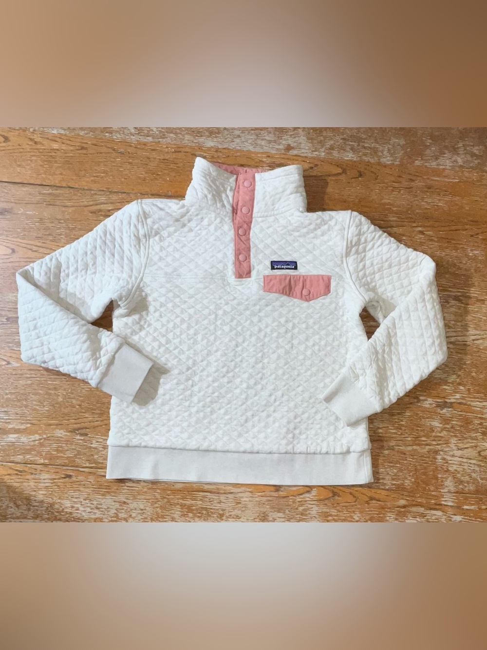 Patagonia Women's Organic Cotton Quilt Snap-T Pullover Size Small Ladies